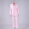 Spring and Summer NewStyle Knitted Milk Silk Ruffle Sleepwear Set, Soft and Skin-Friendly Home Wear for Women