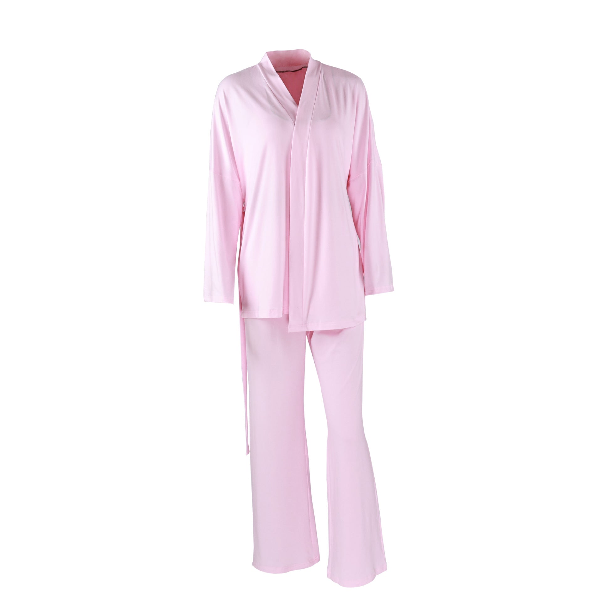 Spring and Summer NewStyle Knitted Milk Silk Ruffle Sleepwear Set, Soft and Skin-Friendly Home Wear for Women